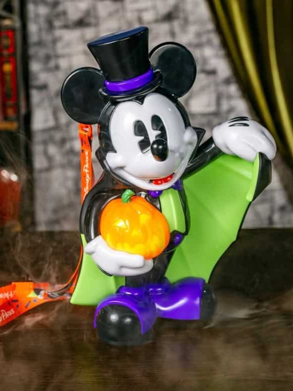 2026 Disney Vampire Mickey Mouse Halloween Light Up Popcorn Bucket New